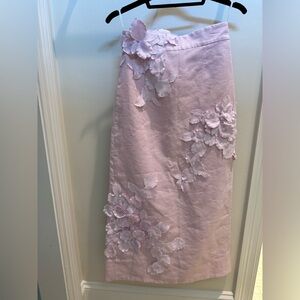 Zimmermann high tide lilac SKIRT ONLY EUC Size 0